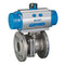 Ball valve Type: 7289ES Stainless steel Fire safe Pneumatic operated Single acting, spring closing Flange PN16/40